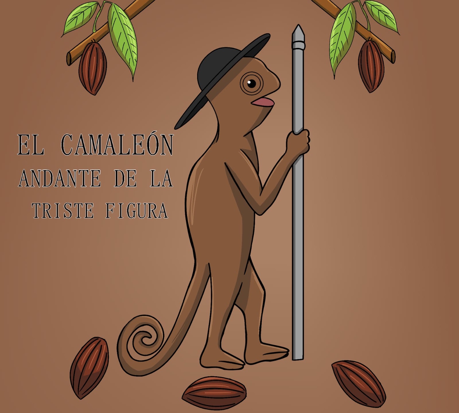 Imagen del cuento El camaleón andante de la triste figura